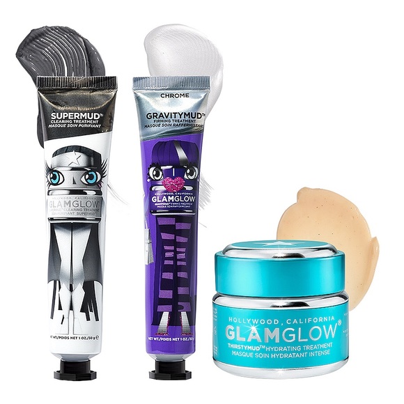 NEW GLAMGLOW Thirstymud Supermud Gravitymud Set - Picture 2 of 8